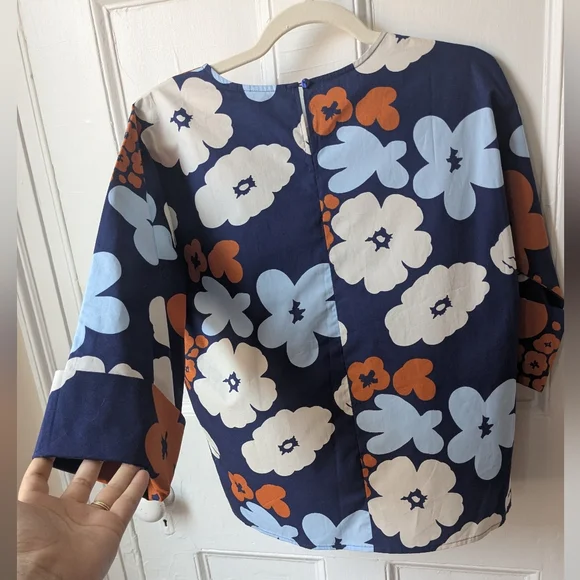 NWT Anthropologie Marimekko Floral Blouse - Size S - Picture 9 of 10